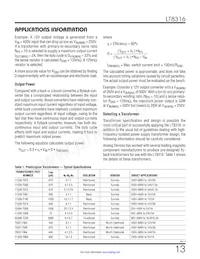 LT8316HFE#TRPBF Datasheet Pagina 13