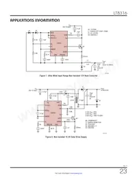 LT8316HFE#TRPBF Datasheet Pagina 23