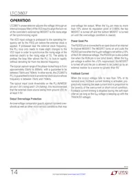 LTC3807MPFE#TRPBF Datasheet Page 14