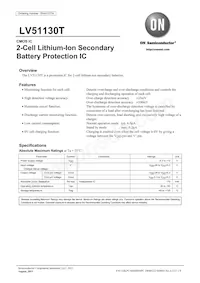LV51130T-TLM-E Datasheet Cover