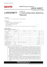 LV5747NTT-TLM-E Datasheet Cover