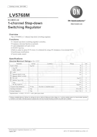LV5768M-TLM-H Datasheet Cover