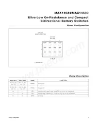 MAX14634EWC+T Datasheet Page 5