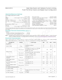 MAX14914ATE+T Datasheet Page 2