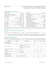 MAX15301AA01+TCK Datasheet Page 2