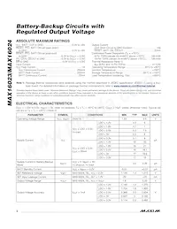 MAX16024LTBS+ Datasheet Page 2