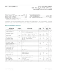 MAX1626ESA-T Datasheet Page 2