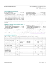 MAX16990ATCD/VY+ Datasheet Page 2
