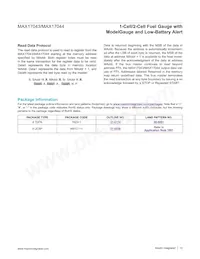 MAX17044X+T10 Datasheet Page 13