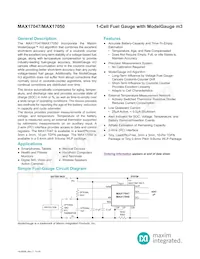 MAX17047G+T10 Datasheet Copertura