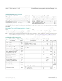 MAX17047G+T10 Datasheet Pagina 2