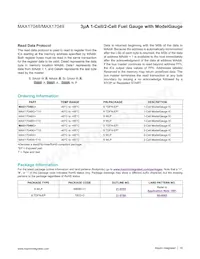 MAX17049X+T10 Datasheet Page 18