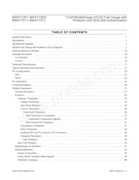 MAX17312X+ Datasheet Page 2