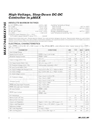 MAX1745EUB Datasheet Page 2
