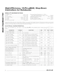 MAX1762EUB+T Datasheet Page 2