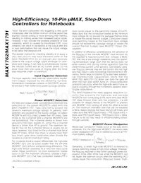 MAX1762EUB+T Datasheet Page 16