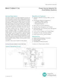 MAX1773AEUP+TG24 Datasheet Copertura