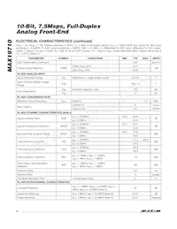 MAX19710ETN+T Datasheet Page 4