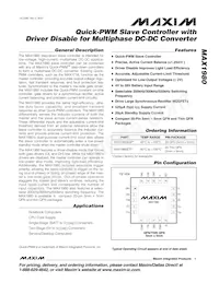MAX1980ETP+T Datasheet Cover