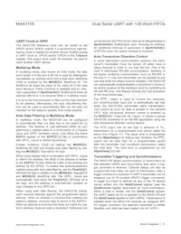 MAX3109ETJ+T Datasheet Page 21