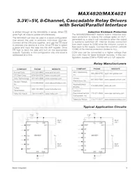 MAX4821ETP+T Datasheet Page 9