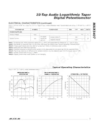 MAX5407EKA+T Datasheet Page 3