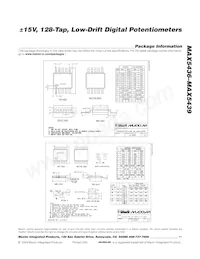 MAX5439EUD+T Datasheet Page 11