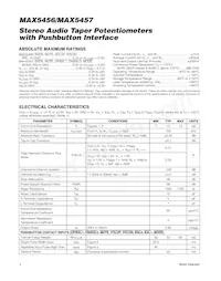 MAX5457ETE+T Datasheet Page 2