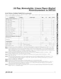 MAX5474EKA Datasheet Page 3