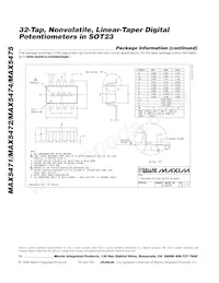 MAX5474EKA Datasheet Page 12