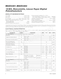 MAX5481ETE+T Datasheet Page 2