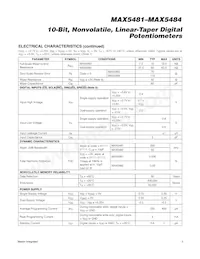 MAX5481ETE+T Datasheet Page 3