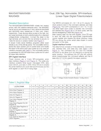 MAX5489ETE+T Datasheet Page 9
