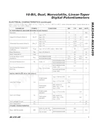 MAX5499ETE+T Datasheet Page 3