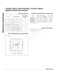 MAX5499ETE+T Datasheet Page 18