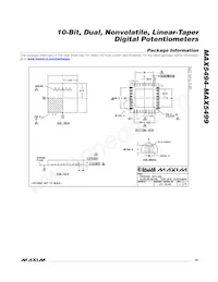 MAX5499ETE+T Datasheet Page 19