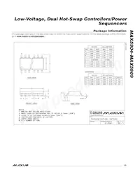 MAX5905ESA+T Datasheet Page 23