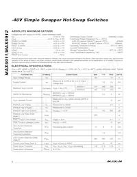 MAX5912ESE+T Datasheet Page 2