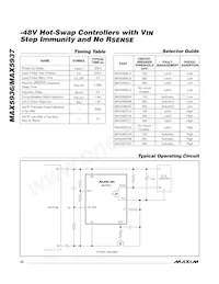 MAX5937LCESA+T Datasheet Page 22