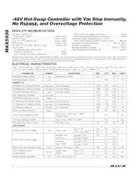 MAX5938AEEE+T Datasheet Page 2