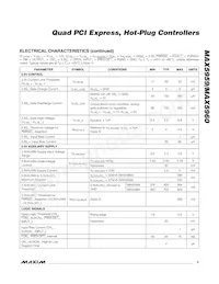 MAX5960LECS+T Datasheet Page 3