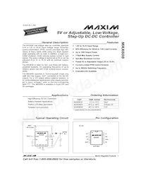 MAX608ESA Datasheet Cover