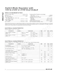 MAX742EPP+ Datasheet Page 2