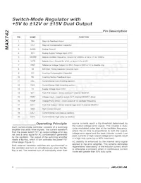 MAX742EPP+ Datasheet Page 6
