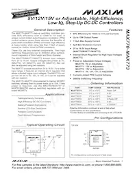 MAX771C/D Datenblatt Cover