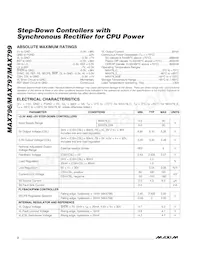 MAX797ESE/GG8 Datasheet Page 2