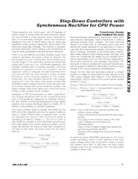 MAX797ESE/GG8 Datasheet Page 21