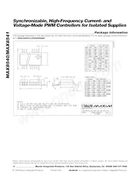 MAX8540EEE+T Datasheet Page 16