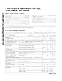 MAX8599ETE+T Datasheet Page 2