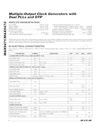 MAX9471ETP+T Datasheet Pagina 2